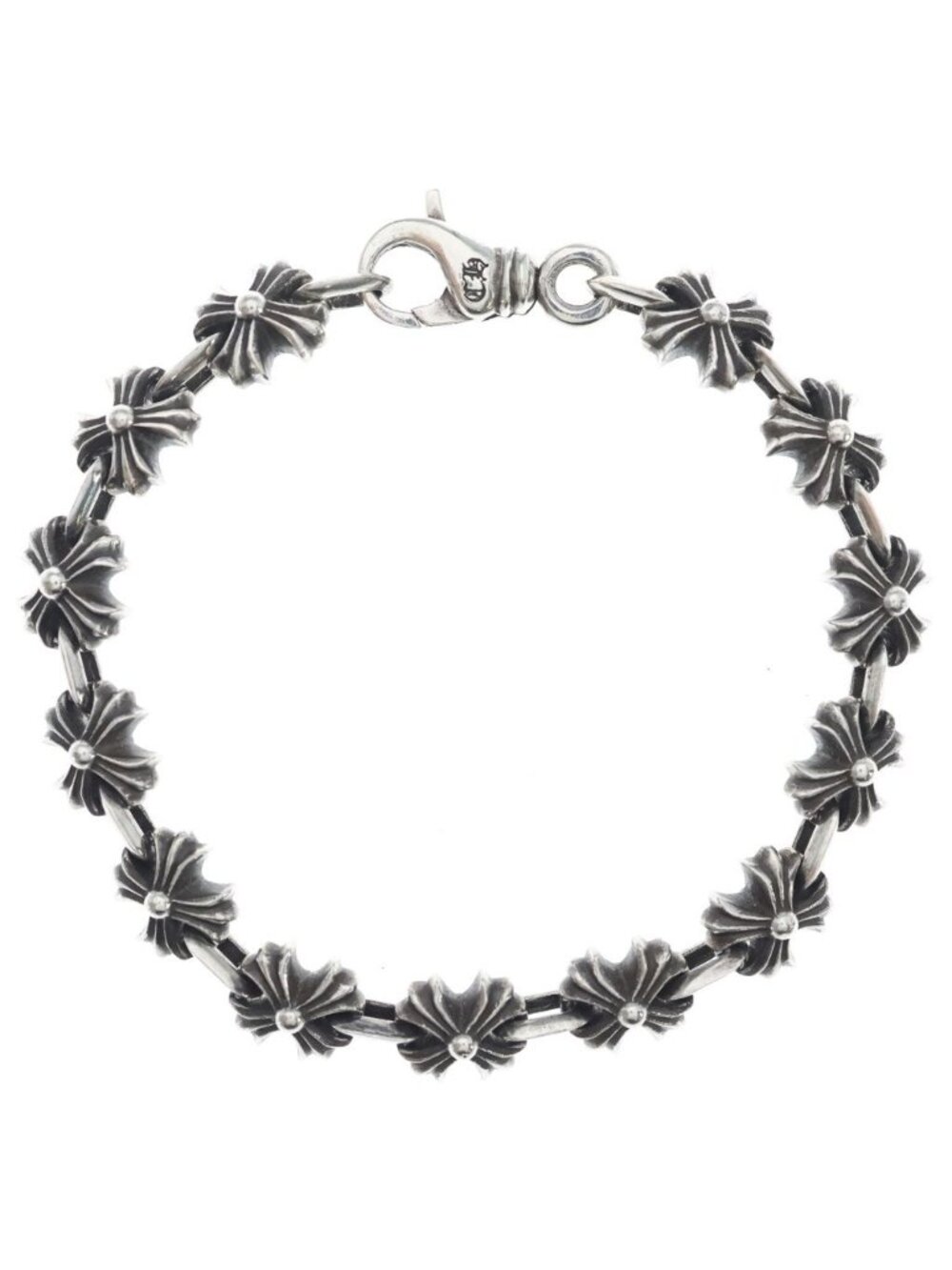 Chrome Hearts CH Link Silver Bracelet